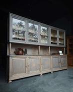 Prachtige antieke buffetkast | Oud grenen 354cm breed #2431, Antiek en Kunst, Antiek | Meubels | Kasten, Ophalen of Verzenden