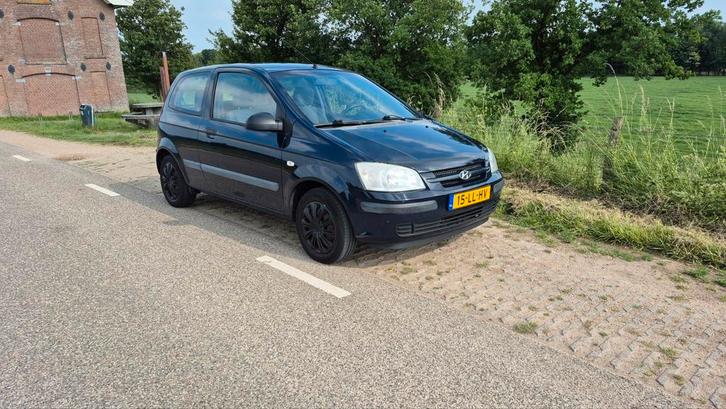 Hyundai Getz 1.1 3DRS 2003 Blauw, Auto's, Hyundai, Bedrijf, Getz, Airbags, Elektrische ramen, Radio, Benzine, B, Hatchback, Handgeschakeld