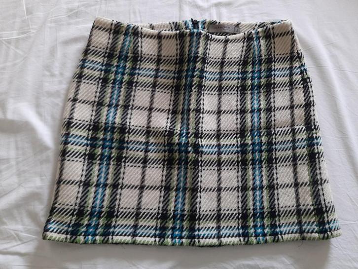 Korte geruite rok, maat 38, Turnover, Kleding | Dames, Rokken, Zo goed als nieuw, Maat 38/40 (M), Overige kleuren, Boven de knie