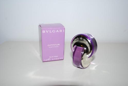 Miniatuur Bvlgari Omnia Amethyste, Verzamelen, Parfumverzamelingen, Zo goed als nieuw, Miniatuur, Gevuld, Ophalen of Verzenden