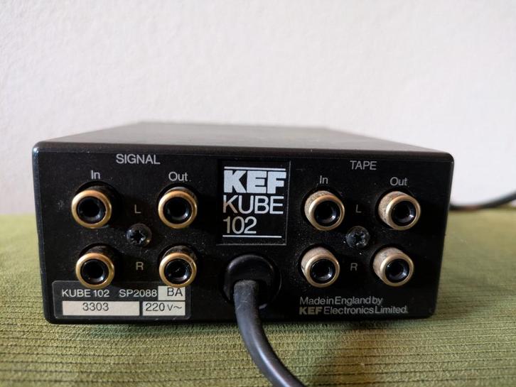 Kef Reference 102 incl Kube, Audio, Tv en Foto, Luidsprekers, Gebruikt, Front, Rear of Stereo speakers, 120 watt of meer, Overige merken