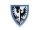 Lego Castle Schild Black Falcons Driehoekig Blauw 3846px9, Kinderen en Baby's, Speelgoed | Duplo en Lego, Ophalen of Verzenden