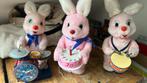 3 Duracell bunnies, Kinderen en Baby's, Speelgoed | Knuffels en Pluche, Konijn, Gebruikt, Ophalen of Verzenden