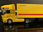 MAN TGA XXL Dhl met 3 as oplegger in originele doos, Ophalen of Verzenden, Nieuw, Bus of Vrachtwagen, NZG