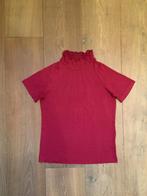 Roze top met gerimpeld boordje en sierstiksels; maat 36/38, Ophalen of Verzenden, Korte mouw, Sixth Sense (C&A), Roze