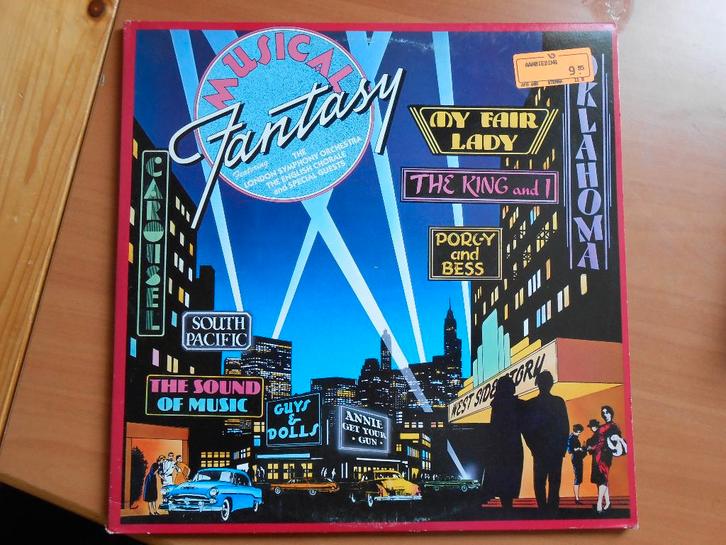 dubbel LP Musical Fantasy (bekende tracks uit musicals), Cd's en Dvd's, Vinyl | Filmmuziek en Soundtracks, Gebruikt, 12 inch, Ophalen of Verzenden