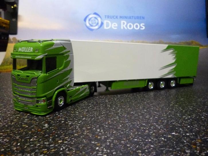 Tekno Scania Muller met certificaat Italian Style, Hobby en Vrije tijd, Modelauto's | 1:50, Nieuw, Bus of Vrachtwagen, Tekno, Ophalen of Verzenden