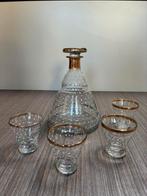 Te koop mooi oud klein karafje met 4 glaasjes, Verzamelen, Ophalen of Verzenden, Gebruikt, Overige typen