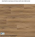 63m2 Plak Pvc vloer Keuze uit 6 X kleur met Pvc lijm =€632, Crème, 75 m² of meer, Nieuw, Plak Pvc vloer Natuur eik bruin