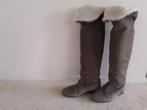 leuke suede bontgekleurde laarsen mt 36, Ophalen, Zo goed als nieuw, Bruin