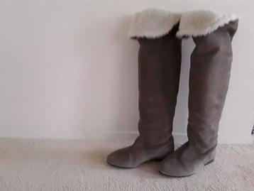 leuke suede bontgekleurde laarsen mt 36 beschikbaar voor biedingen