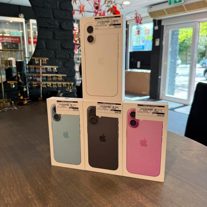 GSM HUYS | Apple iPhone 16 | 128GB | Nieuw, Telecommunicatie, Mobiele telefoons | Apple iPhone, Nieuw, 128 GB, Zonder simlock