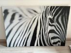 Canvas Zebra + 4 kleine, Antiek en Kunst, Kunst | Schilderijen | Abstract, Ophalen