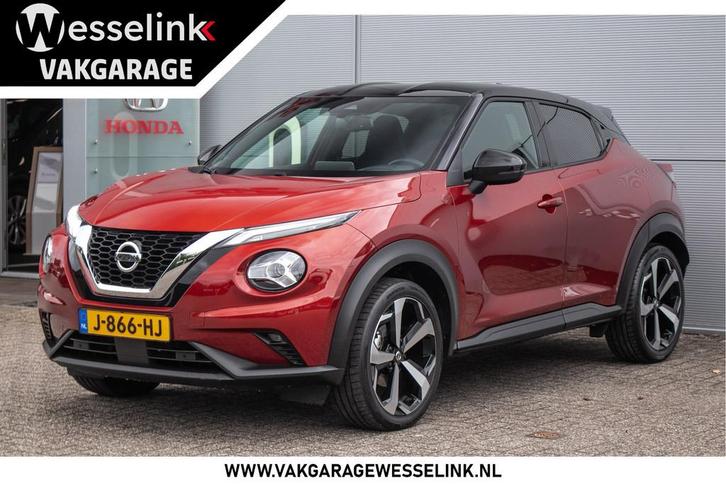 Nissan Juke 1.0 DIG-T Premiere Edition Dealerond. | Stoelver, Auto's, Nissan, Te koop, Juke, ABS, Achteruitrijcamera, Airbags