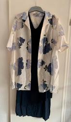 Ulla Popken Selection jurk d.blauw m.52+blouse m.50/52 nieuw, Ophalen of Verzenden, Zo goed als nieuw