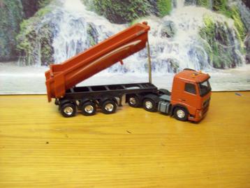 Tekno - Volvo FH 12 - met 3 assige Meiller Kipper      15 beschikbaar voor biedingen