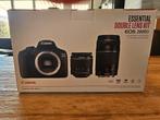 Zo goed als nieuw. Canon EOS 2000D dual lens kit, Ophalen, Zo goed als nieuw, Spiegelreflex, Canon
