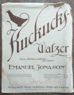 #5 Bladmuziek Kuckucks-Walzer Emanuel Jonasson, Muziek en Instrumenten, Bladmuziek, Ophalen of Verzenden, Artiest of Componist