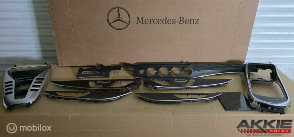 Mercedes AMG GT carbon sierlijsten set origineel W290, Auto-onderdelen, Interieur en Bekleding, Gebruikt, Ophalen of Verzenden