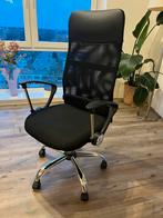 Ergonomische Bureaustoel - Perfect voor Thuiswerken, Zwart, Ophalen of Verzenden, Zo goed als nieuw, Bureaustoel