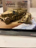 Britains  Duits rups voertuig met flak geschut, Overige merken, Ophalen of Verzenden, Zo goed als nieuw, Groter dan 1:32