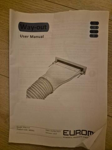 Eurom Way-Out Brievenbus Airco Doorvoer beschikbaar voor biedingen
