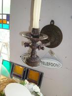 bronzen wandkandelaar apart model, Antiek en Kunst, Curiosa en Brocante, Ophalen of Verzenden