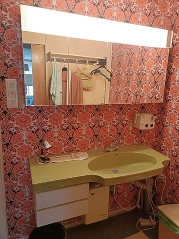 Vintage Badkamermeuber jaren '70 beschikbaar voor biedingen