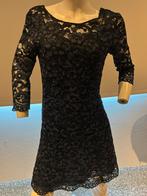 Liu jo blauw met zwart kanten jurkje maat it 42, Kleding | Dames, Jurken, Maat 38/40 (M), ., Zwart, Ophalen of Verzenden