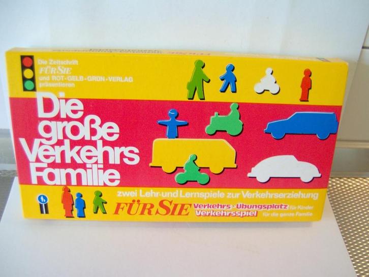 Duits Verkeersspel uit 1972 in doos, Hobby en Vrije tijd, Gezelschapsspellen | Bordspellen, Nieuw, Een of twee spelers, Ophalen of Verzenden