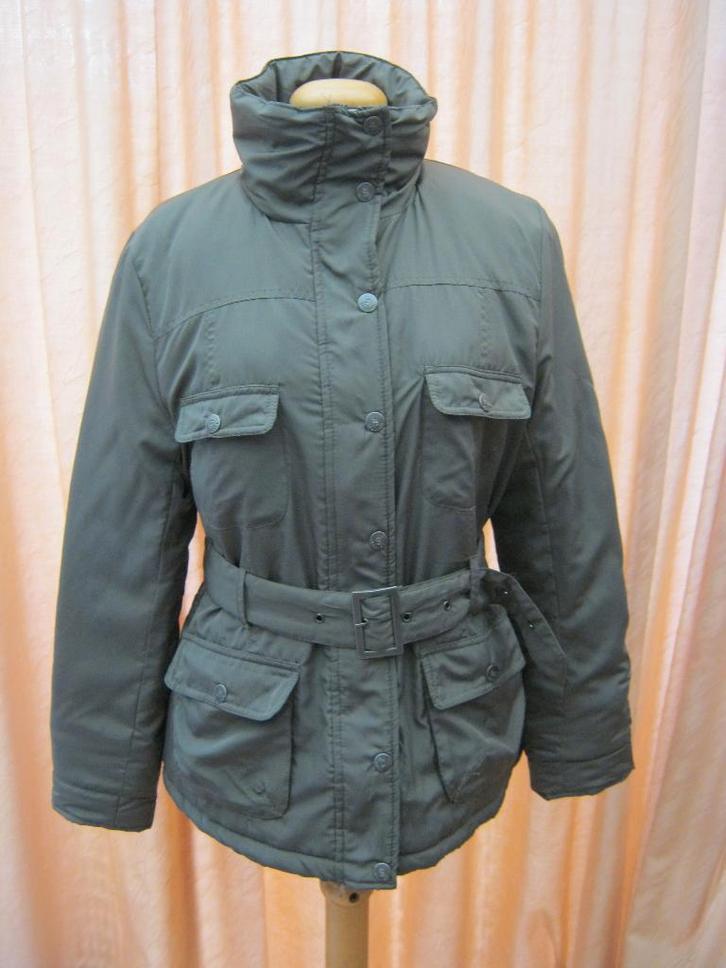 BROOKER groene winterjas - maat 40 / 42, Kleding | Dames, Jassen | Winter, Zo goed als nieuw, Maat 38/40 (M), Groen, Ophalen of Verzenden