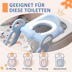 Toilet Trainer met Trapje - Blauw kinderpotje kinderwc, Ophalen of Verzenden, Nieuw