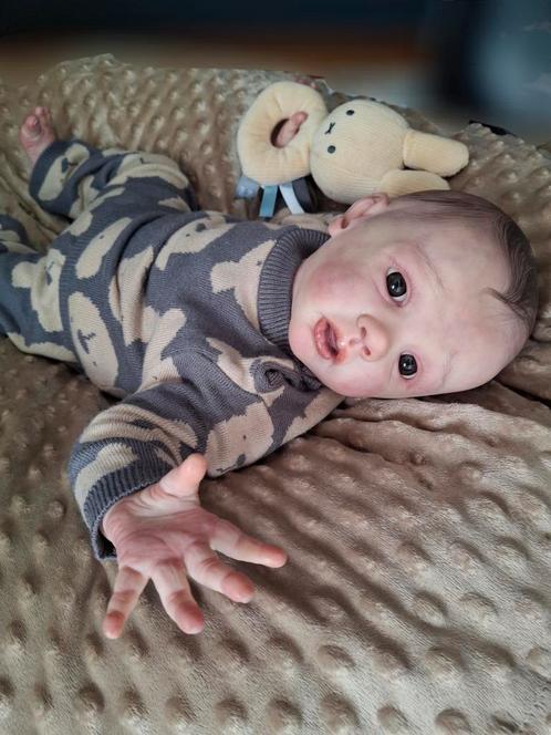 Reborn baby💙, Verzamelen, Poppen, Zo goed als nieuw, Babypop, Ophalen of Verzenden