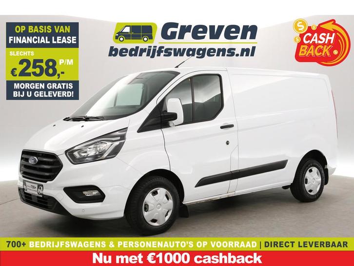 Ford Transit Custom 280 2.0 TDCI L1H1 | Airco | Cruise | 3-Z, Auto's, Bestelauto's, Bedrijf, Te koop, ABS, Airconditioning, Bluetooth