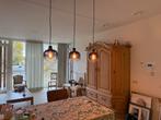Moderne hanglampen set van 3 Nieuw!!!!, Ophalen of Verzenden, Nieuw, Glas, 75 cm of meer