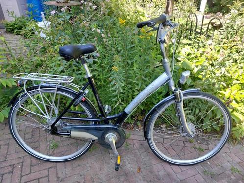 Mooie grijs/zwarte Batavus Crescendo, Fietsen en Brommers, Fietsen | Dames | Damesfietsen, Gebruikt, Batavus, Versnellingen, 53 tot 56 cm