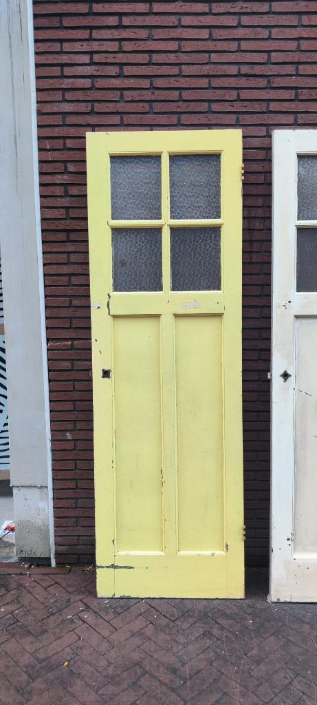 Oude paneeldeuren (209x67,5 | 209x67 | 209x69,5 | 209x73), Doe-het-zelf en Verbouw, Deuren en Horren, Gebruikt, Binnendeur, 215 cm of meer