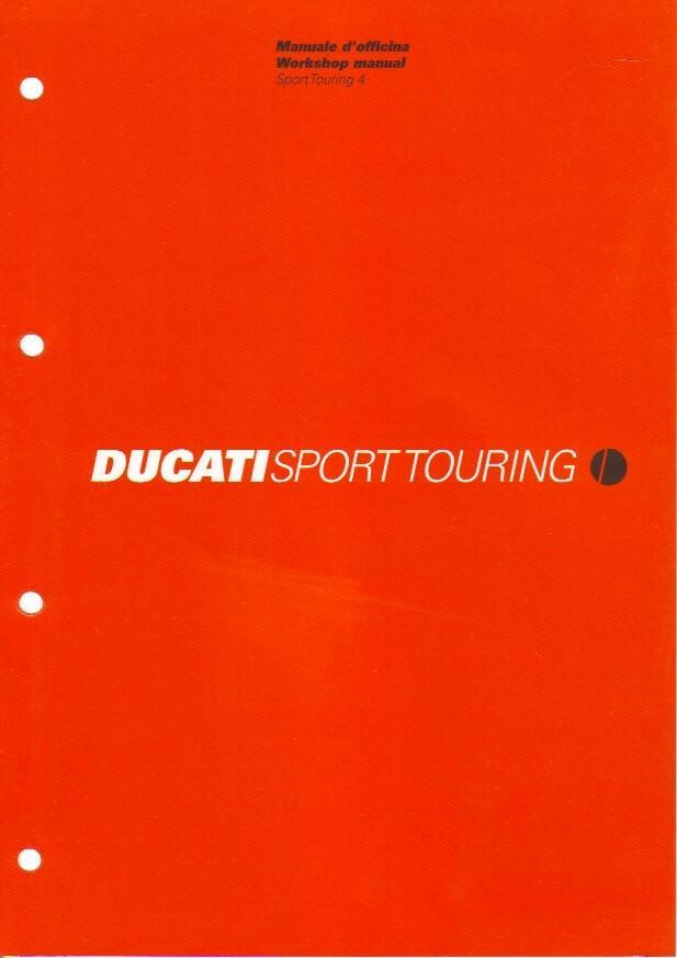 Ducati workshop manual Sport Touring 4 (1999) 5611z, Motoren, Handleidingen en Instructieboekjes, Ducati, Verzenden