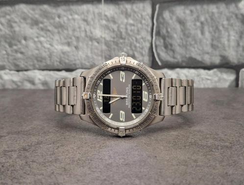 Breitling Aerospace titanium 40mm quarz, watch only, Sieraden, Tassen en Uiterlijk, Horloges | Heren, Gebruikt, Polshorloge, Breitling