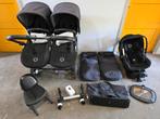 Bugaboo donkey duo / Bugaboo donkey twin, Ophalen, Bugaboo, Zo goed als nieuw, Verstelbare duwstang