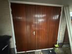 Garage- /  schuurdeuren massief hardhout, Doe-het-zelf en Verbouw, Deuren en Horren, 120 cm of meer, Ophalen of Verzenden, 200 tot 215 cm