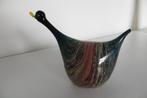 glasblaas kunst eendje in zeer mooie kleuren glas., Antiek en Kunst, Ophalen of Verzenden