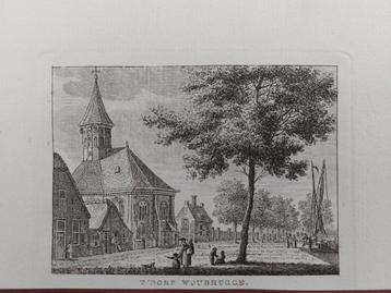 21 / Woubrugge - Gravure uit 1792 door J. Bulthuis beschikbaar voor biedingen