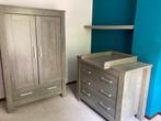 Commode en kledingkast grijs TWF Dover, Ophalen, Gebruikt, 50 tot 70 cm, 105 cm of meer