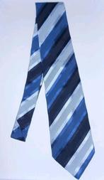 Ermenegildo Zegna stropdas 60%zijde 40% katoen Made in Italy, Ermenegildo Zegna, Blauw, Ophalen of Verzenden, Zo goed als nieuw