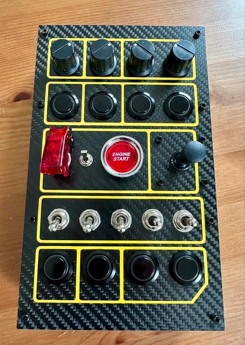 Button box paneel PC simracing, Logitech, joystickcontroller, Computers en Software, Joysticks, Nieuw, Ophalen of Verzenden