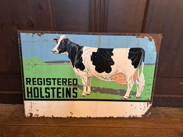 Emaille bord Holsteins beschikbaar voor biedingen