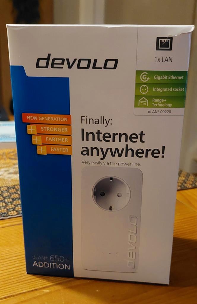 Devolo dLAN 650+ EN 2 Devolo's 2400, Computers en Software, Netwerk switches, Nieuw, Ophalen of Verzenden