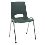 Nieuwe stapelstoelen antraciet kantinestoelen stapelbare, Everardo, Marconiweg 10 Zeewolde, Nieuw, Info@everardo.nl