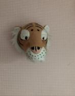 Tijgerkop (leuk op een junglekamer), Ophalen of Verzenden, Zo goed als nieuw, Wanddecoratie